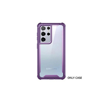 I Blason S21 Ultra Ares Clear Rugged Case-purple (S21ULTARESPUR)