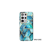 I Blason Galaxy S21 Ultra Cosmo Case-ocean Blue (S21ULTCOSMBLU)