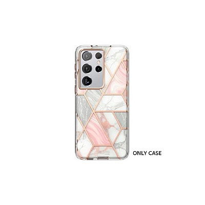 I Blason Galaxy S21 Ultra Cosmo Case-marble Pink (S21ULTCOSMPIN)