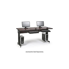 Uncommonx 72in W X 30in D Training Table - Mahogan (5500300436U)