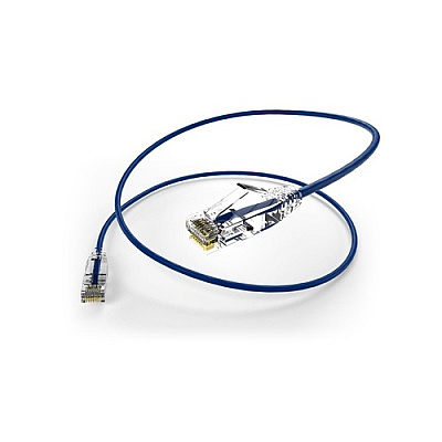 Uncommonx Clearfit 28awg Cat6 Patch Cable Blue 14f (CS614FBLU)