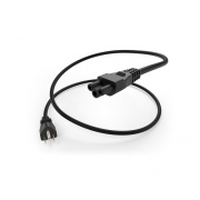 Uncommonx Power Cord 5/15p To C5 10amp Black, 1ft (PWCD-515PC5-10A-01F-BLK)
