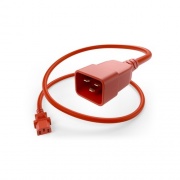 Uncommonx Power Cord C13 To C20, 15amp Red, 5ft (PWCD-C13C20-15A-05F-RED)