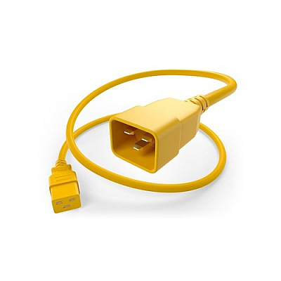 Uncommonx Power Cord C19 To C20 20amp Yellow 4.5ft (PWRC19C204.5FYLW)