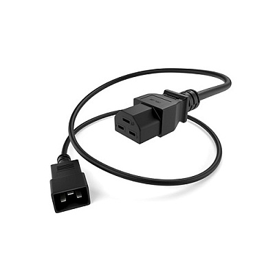Uncommonx Power Cord C20 To C21, 20amp Black, 4ft (PWCDC20C2104FBLK)
