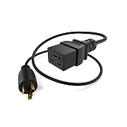 Uncommonx Power Cord L5-20p To C19 20amp Black 6ft (PWRL520PC1906FBK)