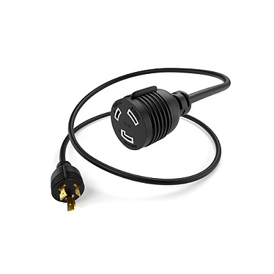 Uncommonx Power Cord L5-30p To L5-30r Black 15ft (PWRL530PL530R15F)