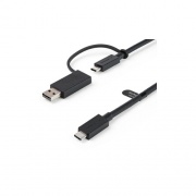 StarTech 3ft Hybrid Usb-c Cable W/ Usb-a Adapter (USBCCADP)