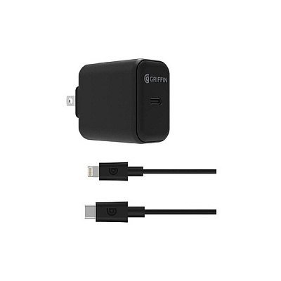 Onward Brands Griffin Powerblock Usb-c Pd 20w Wall Cha ( GP169BLKNA)