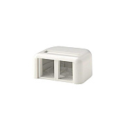 Leviton Tj Smb 2port2.53x2.18x1.16,wht (404TJ288)