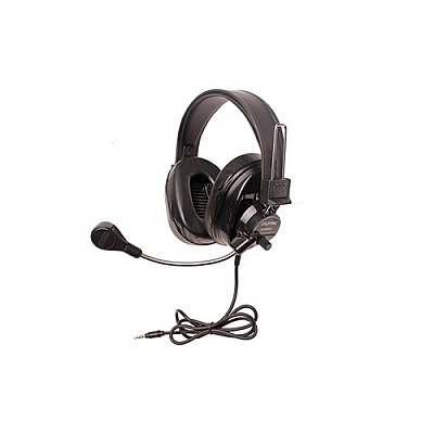 Ergoguys Califone Stereo Headset Blk W/to Go Plug (3066BKT)