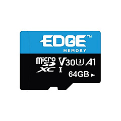 Edge Memory 64gb Microsdxc Vsc (v30 U3) (PE256692)