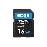 Edge Memory 16gb Sdhc Vsc (v10 U1) Memory Card (PE256777)