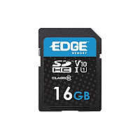 Edge Memory 16gb Sdhc Vsc (v10 U1) Memory Card (PE256777)