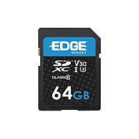 Edge Memory 64gb Sdxc Vsc (v30 U3) Memory Card (PE256791)
