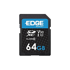 Edge Memory 64gb Sdxc Vsc (v30 U3) Memory Card (PE256791)