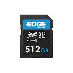 Edge Memory 512gb Sdxc Vsc (v30 U3) Memory Card (PE256821)