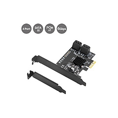 SIIG Dp 4-channel Sata 6g Pcie Card (SCSAEC11S1)
