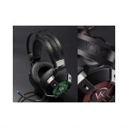 Velocilinx Brennus Headset 7.1 Surround Sound, 21 Ohn Unidirectional Mic, Black (VXGMHS71S21OBK)