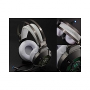 Velocilinx Bouduca Headset 7.1 Surround Sound, 21 Ohn Unidirectional Mic, White (VXGMHS71S21OWH)