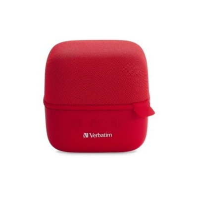 Verbatim Americas Wireless Cube Bluetooth Speaker Red (70225)