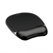 Fellowes Crystalsgel Mousepad Wrist Support Black (9112101)