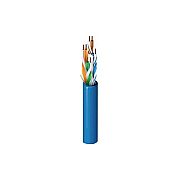 Accu-Tech Cat6+ 4pr U/utp Cmp Rib Blue 1000 Feet (2413 D15A1000)