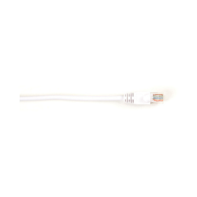 Black Box Cat6 250-mhz Molded Snagless Stranded Ethernet Patch Cable-unshielded(utp),cm Pvc(rj45 M/m),white,2-ft.(0.6-m),25-pack (6PC002WH25PAK)