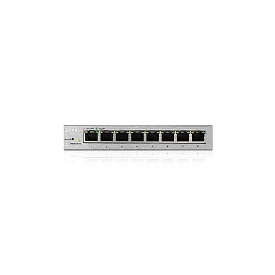 Zyxel Gs1200-8 - Fanless 8 Port Gbe L2 Web (GS12008)