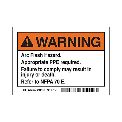 Bridgetek Solutions Arc Flash Warning (EL1)