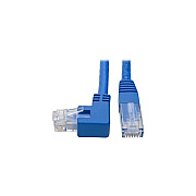 Tripp Lite Cat6 Patch Cable Left-angled Mm Blue 1ft (N204001BLLA)