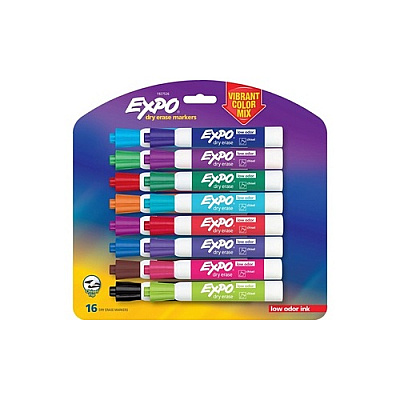 DYMO Expo Low Odor 16ct New Vibrant Colors (1927526)