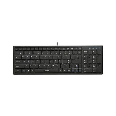 Global I-rocks Aluminum Terrace Usb Keyboard (KR6421BK)