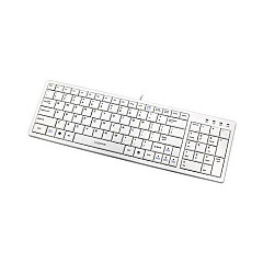 Global I-rocks Aluminum Terrace Usb Keyboard (KR6421WH)