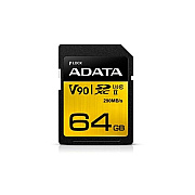A-Data Adata 64gb Uhs-ii U3 Class10 Sdxc 290/26 (ASDX64GUII3CL10C)