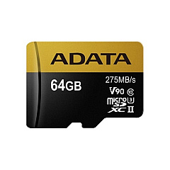 A-Data Adata 64gb Premier Micro Sdhc W/ Adaptor (AUSDX64GUII3CL10)