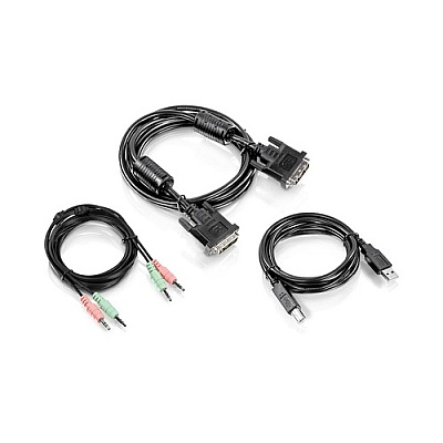 Trendnet 6 Ft. Dvi-i, Usb,and Audio Kvm Cable Kit (TKCD06)
