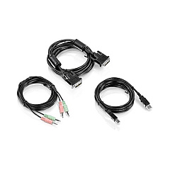 Trendnet 10 Ft. Dvi-i, Usb,and Audio Kvm Cable Kit (TKCD10)