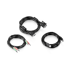 Trendnet 15 Ft. Dvi-i, Usb,and Audio Kvm Cable Kit (TKCD15)