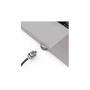 Compulocks Ledge Lock Adapter For Macbook Pro 13in M1 & M2 With Keyed Cable Lock Silver (UNVMBPRLDG01KL)