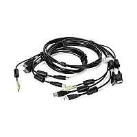 Vertiv Cable, 2-displayport/2-usb/1-audio, 6ft (CBL0108)
