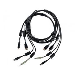 Vertiv Cable Assy, 2-hdmi/1-usb/1-audio, 10ft (CBL0115)