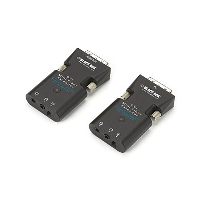 Black Box Mini Extender Receiver Only For Dvi-d And Stereo Audio Over Fiber, Gsa, Taa (AVXDVIFOMINIRX)
