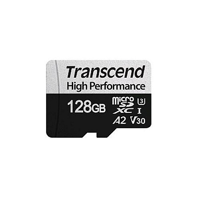 Transcend 128gb Microsd W Adapter Uhs-i U3 A2 (TS128GUSD330S)