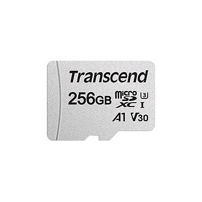 Transcend 256gb Microsd W/ Adapter Uhs-i U3 A1 (TS256GUSD300SA)