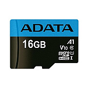 A-Data Adata 16gb Premier Micro Sdhc W/ Adaptor (AUSDH16GUICL10A1)