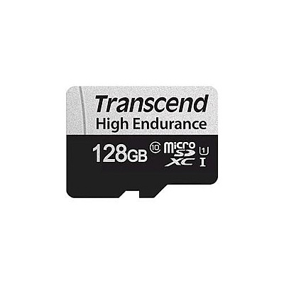 Transcend 128gb Microsd W/ Adapter U1 (TS128GUSD350V)