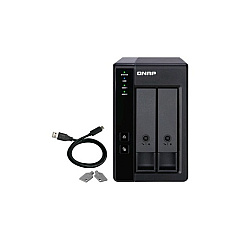 QNap 2-bay 3.5 Sata Hdd Usb 3.1 Gen2 10gbps (TR002US)