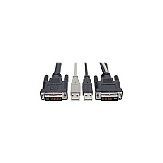 Tripp Lite Dvi To Usb-a Dual Kvm Cable Kit 2xm2xm (P760010DVI)