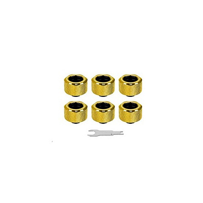 Thermaltake C-pro G1/4 Compression Gold (6 Pack) (CLW265CU00GDB)